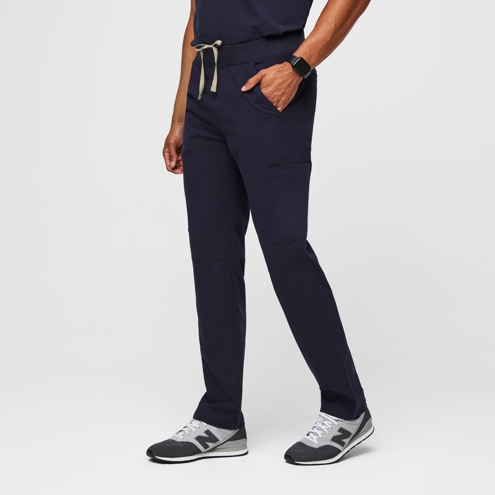 Men's Navy Drawstring Casual Pants